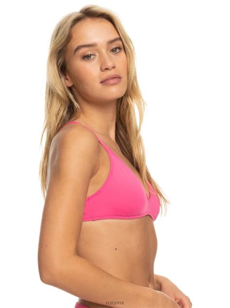 Roxy mujer top de bikini de triángulo clásico de playa 68XP0627