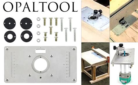 Aluminium Router Tabelle Tischplatte Einsatz Platte Router Tisch Mit 4