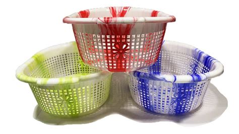 Nahata Homeware Polished Plastic Dolphin Basket Dc For Kitchen Use