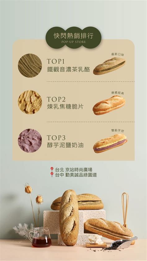 An Advertisement Showing Different Types Of Breads And Pastries On