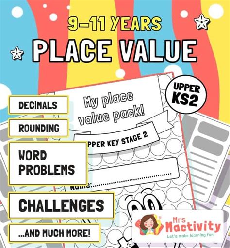 Upper Ks Place Value Unit Pack Mrs Mactivity Worksheets Library