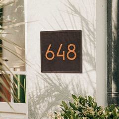 Modern Address Plaques | New Contemporary Collection