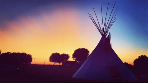 Sunset On A Native American Church Teepee Oklahoma 2020 R Pics