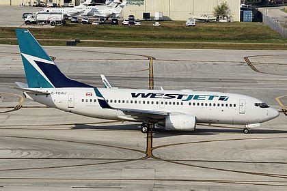 C Fgwj Westjet Boeing Ct Wl