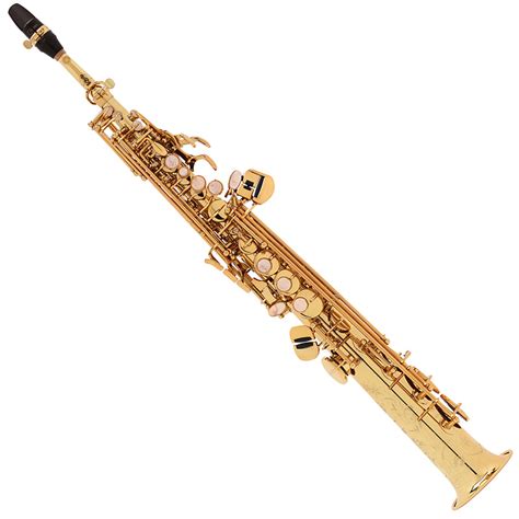 Selmer Series Iii B Flat Soprano Saxophone Gold Plated Engraved Music