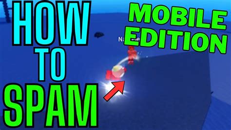 How To Spam In Blade Ball Roblox Mobile Edition Youtube