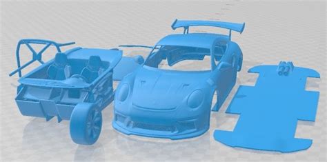 Porsche 911 Gt3 Rs 2019 3d Model Stl R3dprintableshop