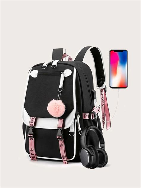 Black School Bags For High School Girls