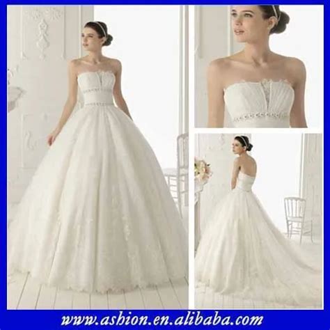 Aliexpress.com : Buy Free shipping WE 1700 Beautiful notched neckline german wedding dress ball ...