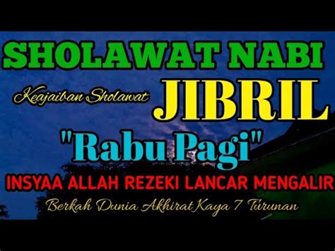 Putar Pagi Ini Saja SHOLAWAT NABI SHOLAWAT JIBRIL PEMBUKA PINTU