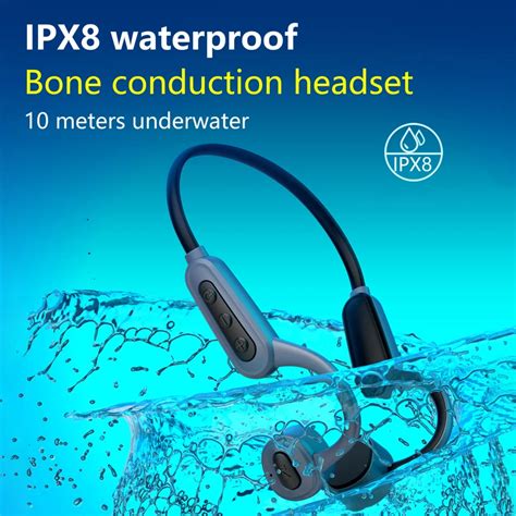 Ipx Waterproof Swimming Headphones Bone Conduction