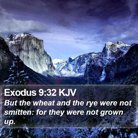 Exodus 9 32 Kjv Bible Verse Images