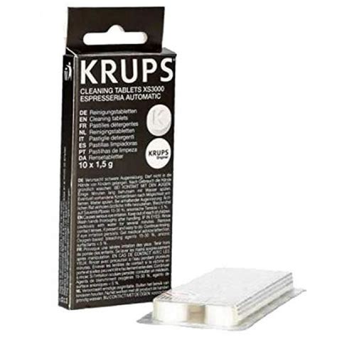 Tablettes De Nettoyage Pour Machine Caf Expresso Krups Xs