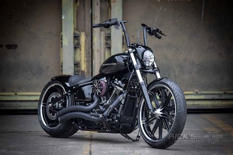 Custom Harley Davidson With Ape Hangers