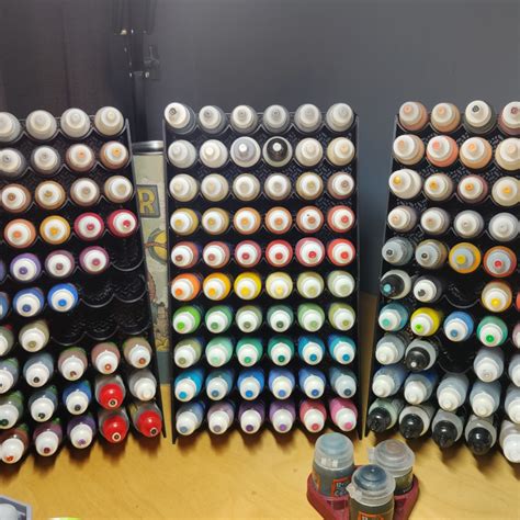 3D Printable Vallejo Paint Rack By Stu