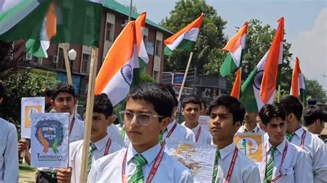 Independence Day 2023 Maati Mera Desh Rally By Police And Students At