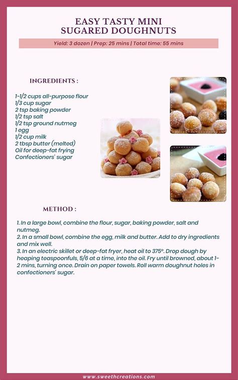 Sweetness Haven Creations Blog Homemade Recipes Dessert Doughnut Recipe Easy Doughnut Recipe