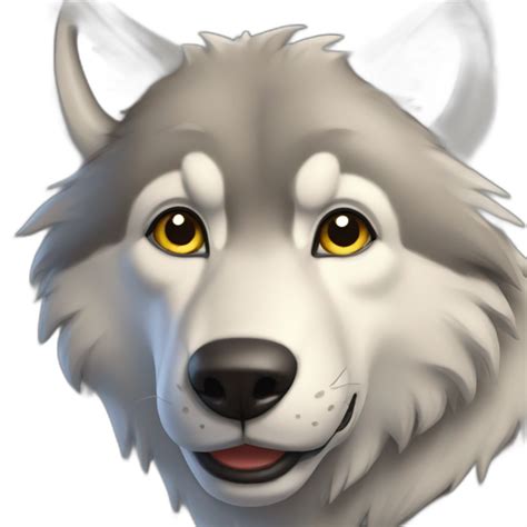 Loup Dans Montagne AI Emoji Generator