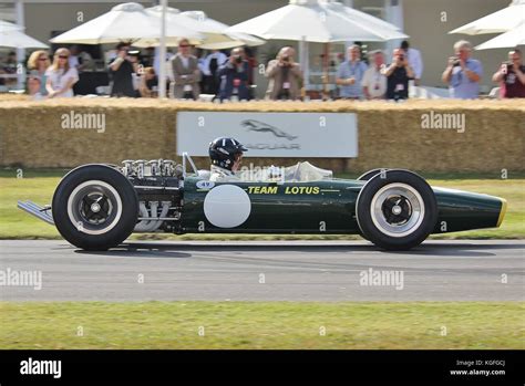 1967 Lotus 49 Ford Cosworth Being Driven By Damon Hill At Goodwood