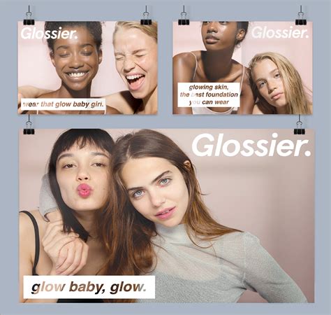 Glossier Ad Campaign And App Intergration On Behance