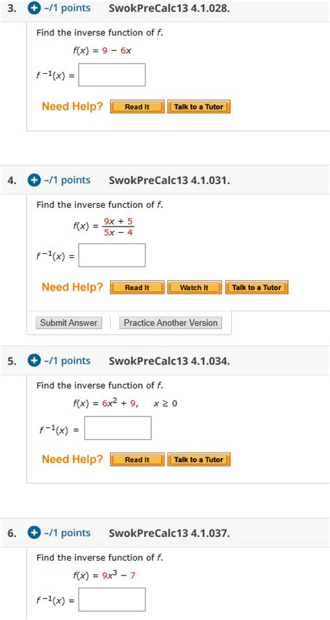 Solved 3 1 Points SwokPreCalc 13 4 1 028 Find The Chegg