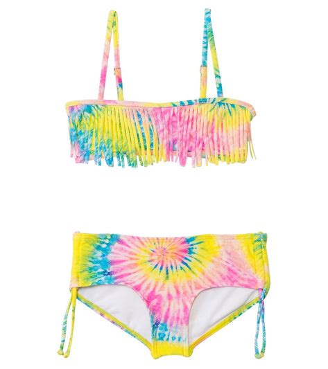 Billabong Girls To Dye For Bandeau Set 4 14 At