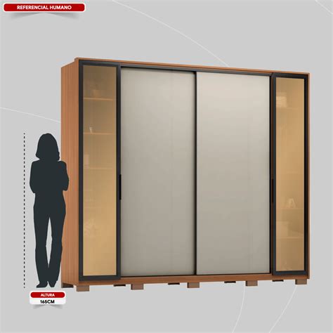 Guarda Roupa Casal Portas Laredo Portas Em Reflecta Amendola Touch Nude Prime Tx Flex