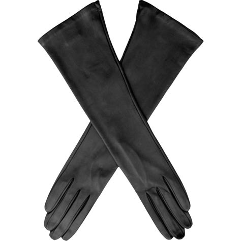 Women In Leather Opera Gloves