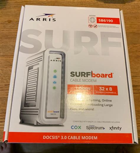 arris surfboard sb docsis     gigabit cable modem  gbps