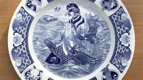 My Limited Production Fine Porcelain Dinnerware Inspired By The Ukiyo E