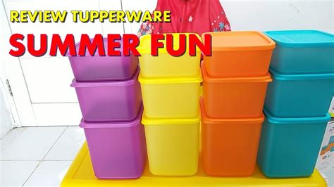 Tupperware Summer Fun Summer Fun Tupperware Toples Warna Youtube