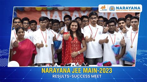 Narayana S Super Success In Jee Main Press Meet Youtube