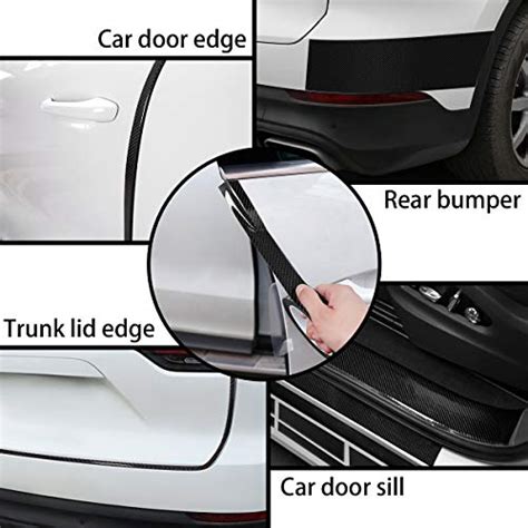 Car Door Edge Guards Door Sill Protector 5d Carbon Fiber Car Wrap Film Vinyl Automotive Wrap