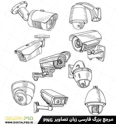 دانلود وکتور دوربین های مدار بسته دیجیتال پی اس دی تخصصی ترین مرجع