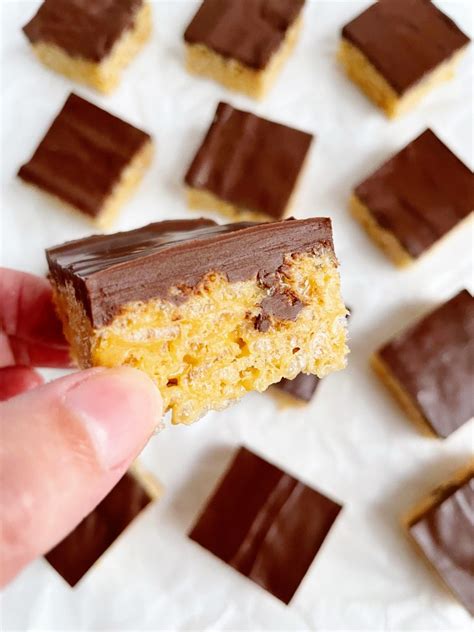 Chocolate Peanut Butter Rice Krispie Treats Return To The Kitchen