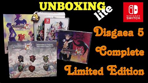 Disgaea 5 Complete Limited Edition für Switch Unboxing lite YouTube