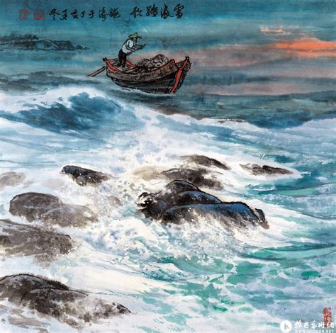 雪浪踏歌海涛画海中国海洋画家李海涛作品展中国海洋画家李海涛在线作品中国海洋画家李海涛纪念网站 雅昌艺术家网