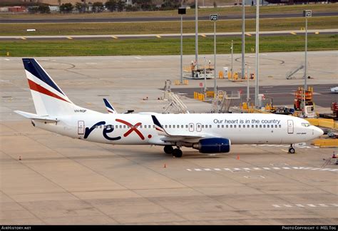 Aircraft Photo Of Vh Rqp Boeing 737 8fe Rex Regional Express 486911