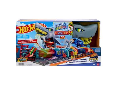 Hot Wheels Pista City Lava Rápido Mega Tubarão HTN Mattel em Promoção é no Buscapé