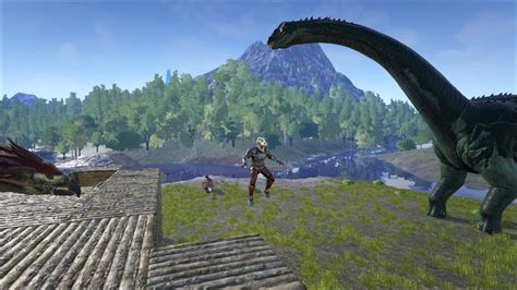 Ark Survival Evolved Episode Taming A Bronto Doing Some