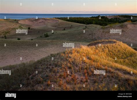 Sand Dunes Lake Superior Pictured Rocks Hi Res Stock Photography And