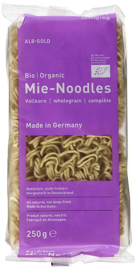 Alb Gold Vollkorn Mie Noodles Bio Organic O E 10er Pack 10 X 250 G