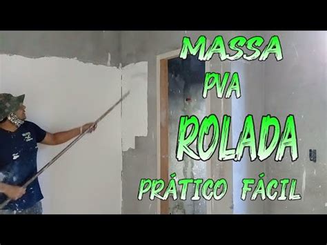 Massa Corrida Rolada Rolo De Textura E Tirada Desenpenadeira