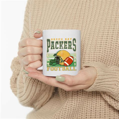 Vintage Green Bay Packers Mug Green Bay Packers Mug Green - Etsy