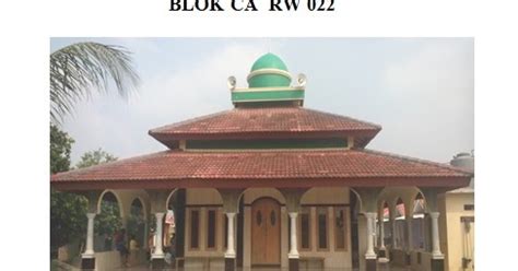 Masjid Baitul Jannah Rw Perum Permata Tangerang Proposal Qurban