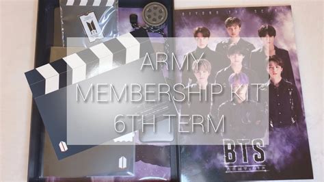 BTS GLOBAL OFFICIAL FANCLUB ARMY MEMBERSHIP KIT UNBOXING 6th Term