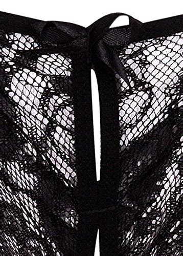 Buy Lusty Lingerie Women S Sexy Open Crotch G String Thong Black On Amazon PaisaWapas