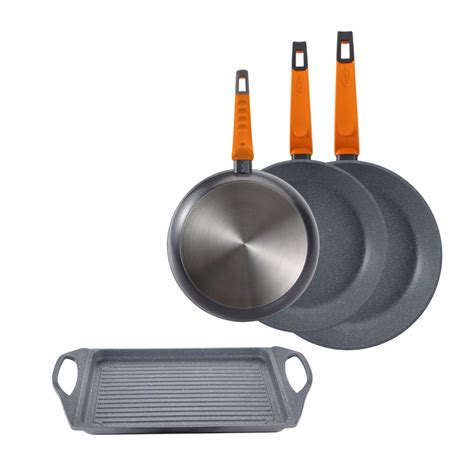 Set De Casseroles San Ignacio Batterie De Cuisine Lava Aluminium Forg