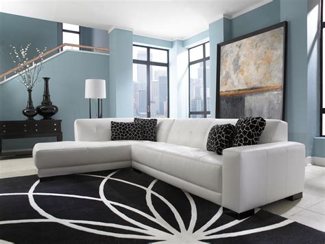 White Leather Sofa Living Room