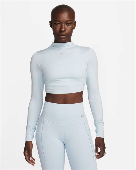 Nike Dri Fit One Luxe Womens Long Sleeve Cropped Top Nike Za